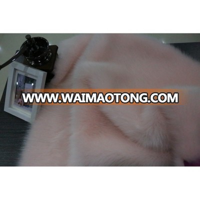 Professional lovely faux fur coat made in China